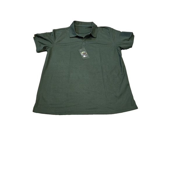 Outsideca Green Shirt Tactical Polo Short Sleeve Men's‎ size XL NWT - Picture 1 of 4
